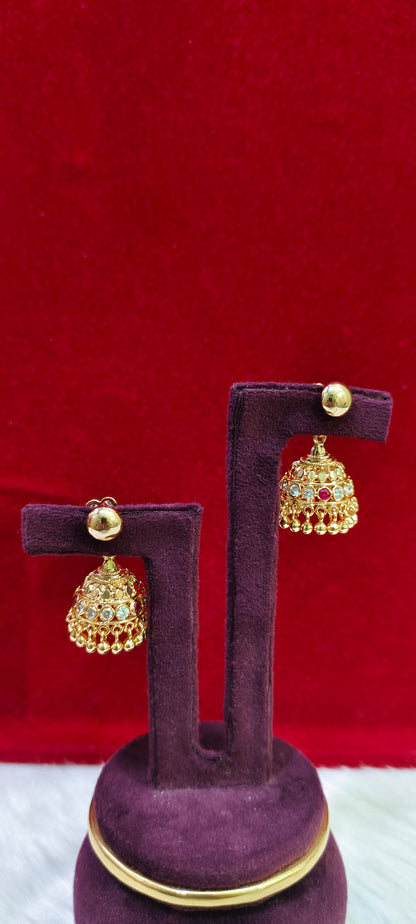 Pure panchaloham jumkas