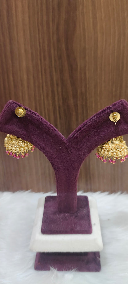 Premium nakshi bridel jumkas