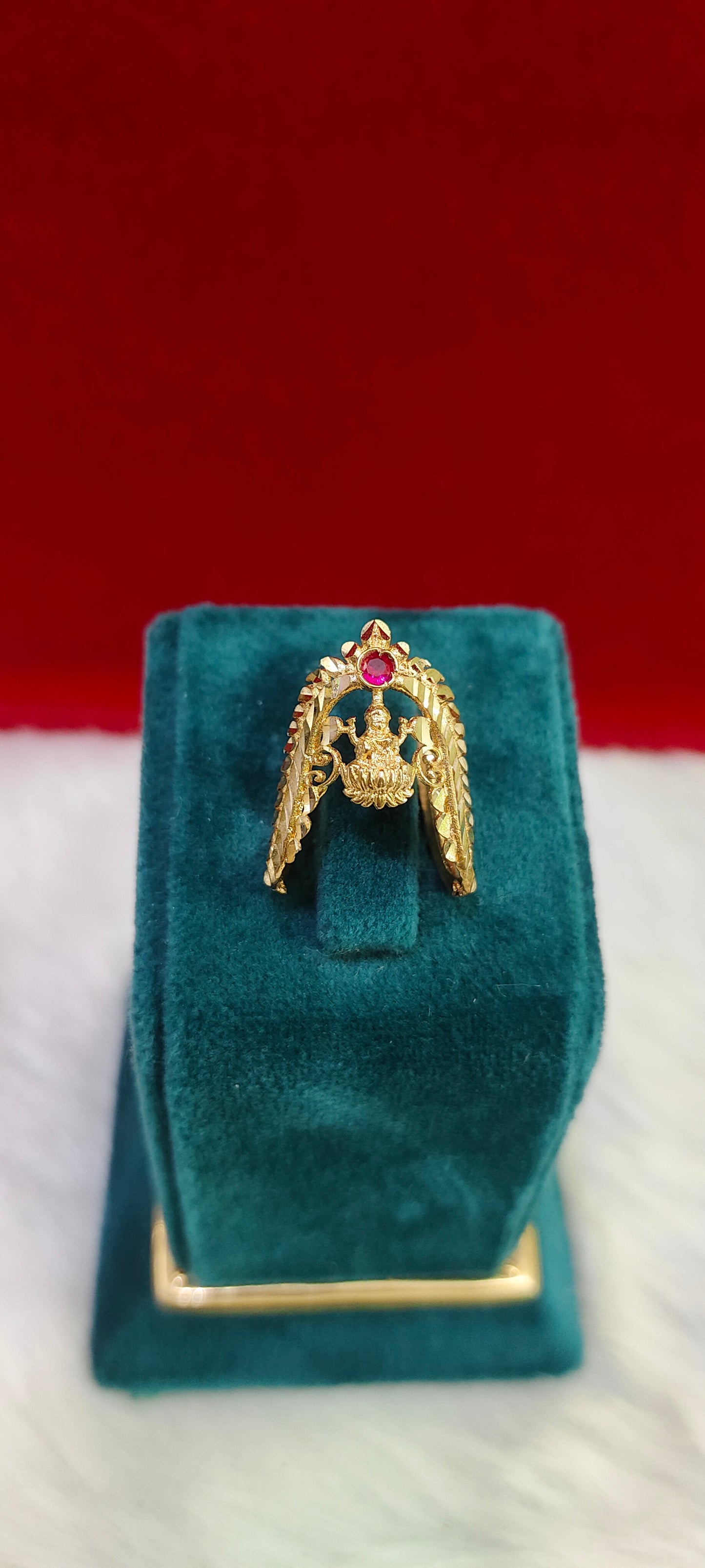 Pure panchaloham unpolished vanki ring