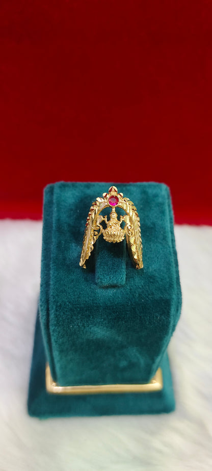 Pure panchaloham unpolished vanki ring