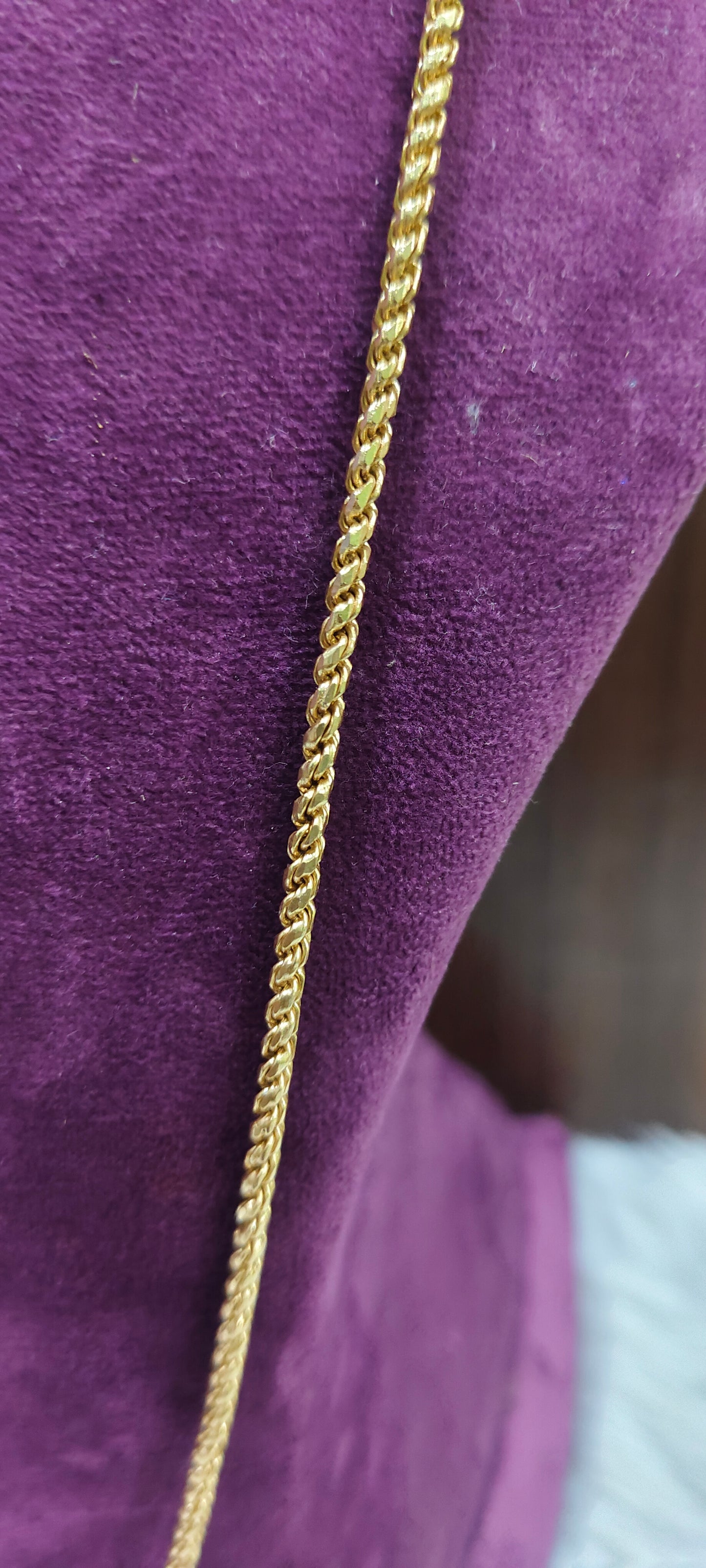 Pure panchaloham unpolished 30" length rope chain