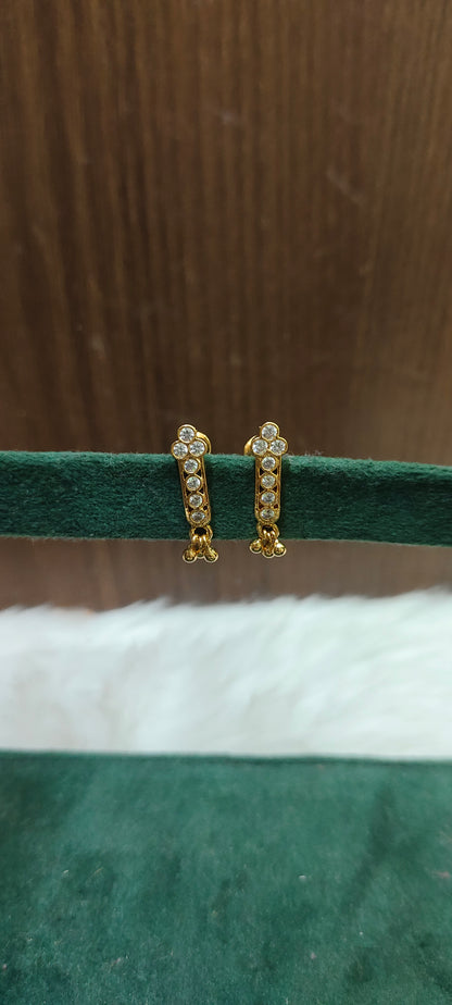 Pure panchaloham cute j type studs