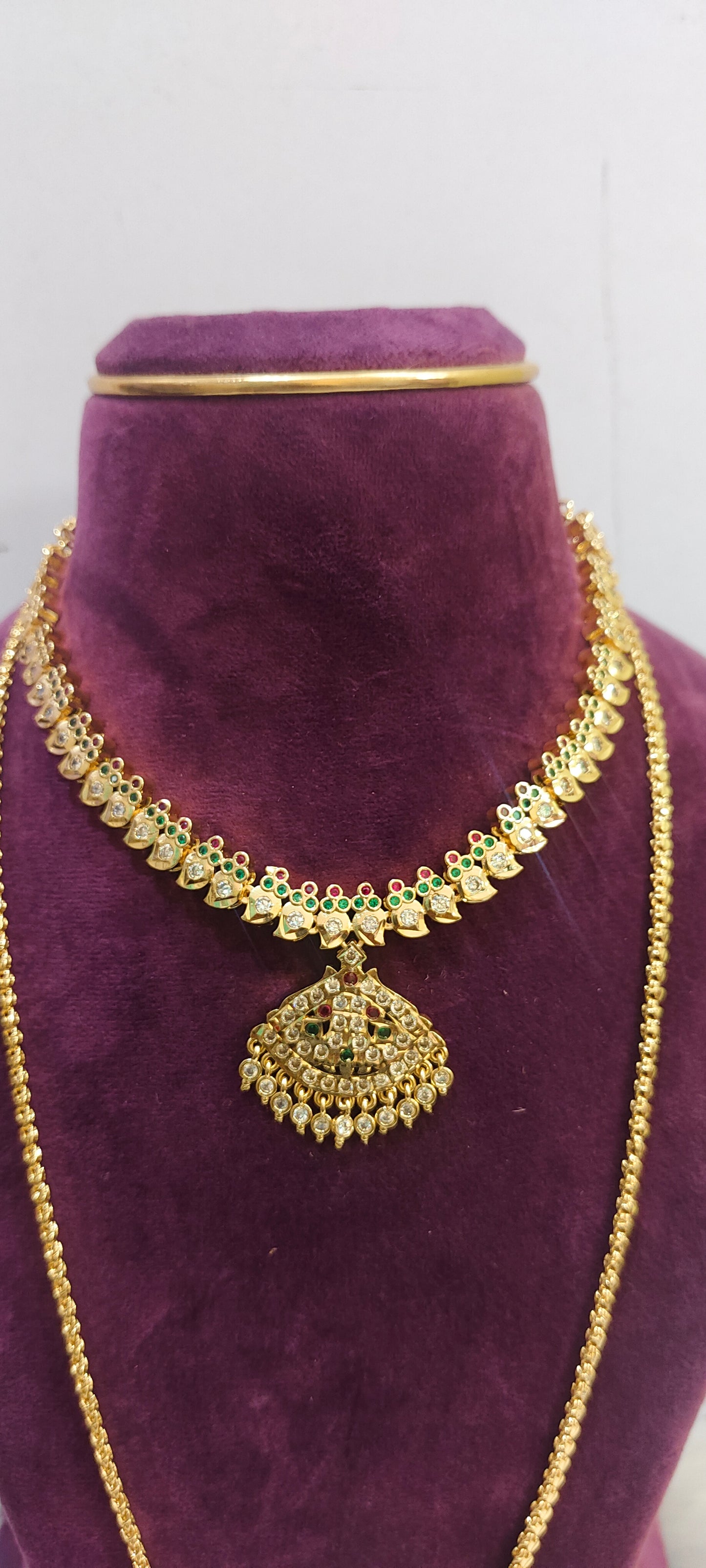 Pure panchaloham semi bridel combo set (chain not panchaloham)