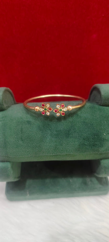 Pure panchaloham unpolished openable kada bracelet