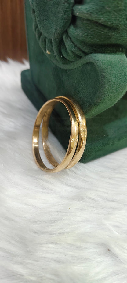 Pure panchaloham unpolished life time use baby bangles ( below 1 year)
