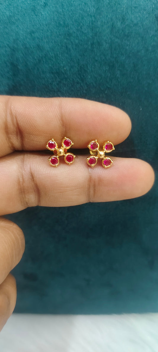 Panchaloham cute kids studs with screw back