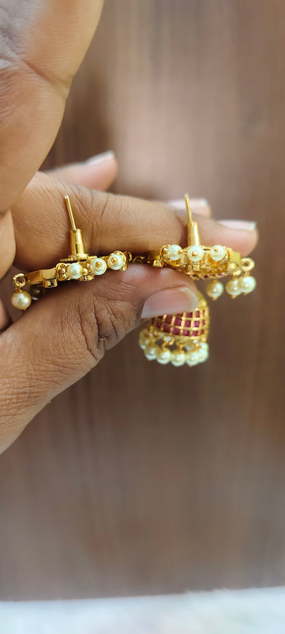 Premium pota kempu stone big jumkas