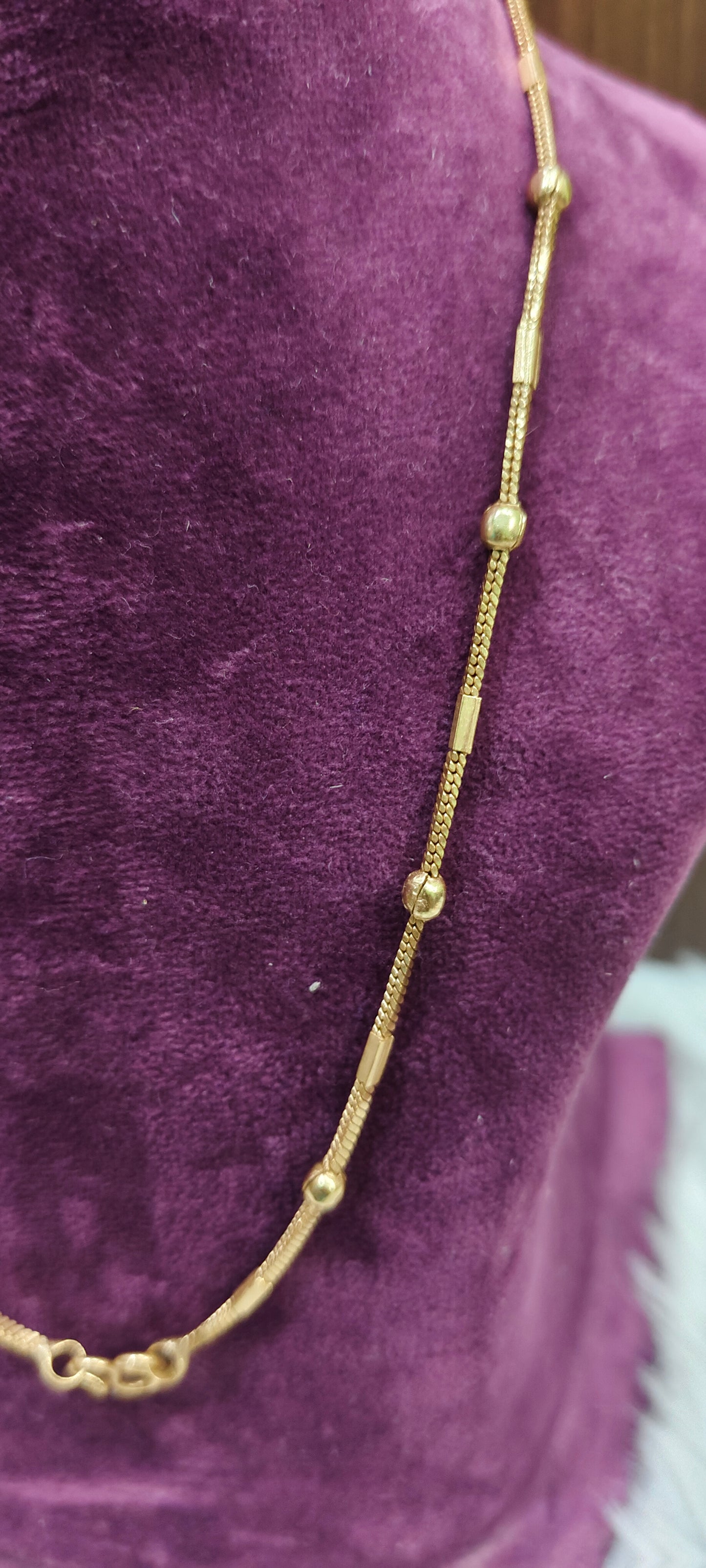 Pure panchaloham unpolished 18" length short chain