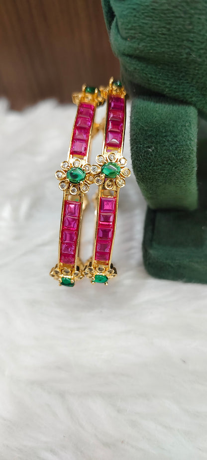 Premium gold look  2 bangles