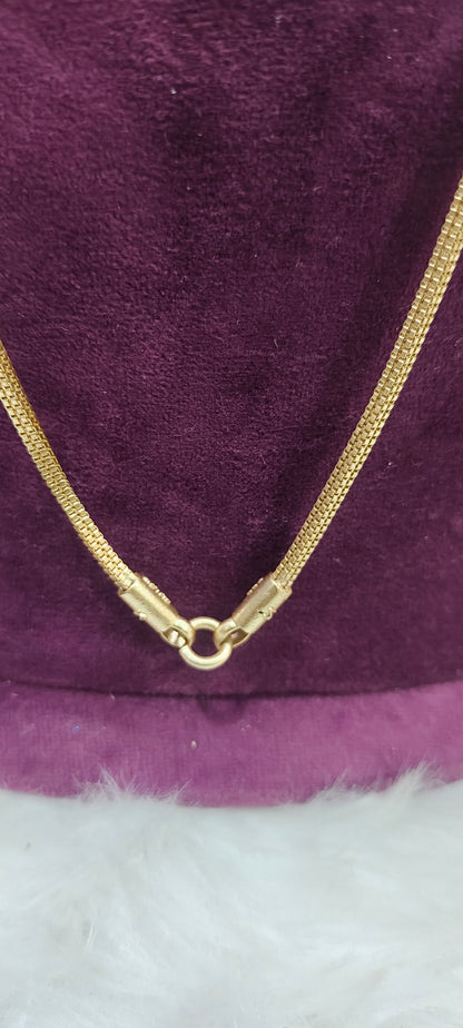 Pure panchaloham unpolished square Thali chain