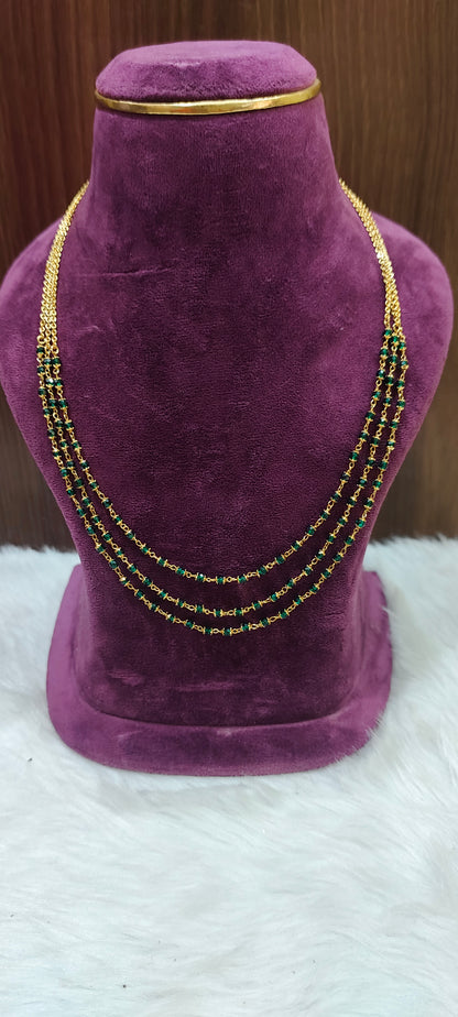 Simple gold look spinners beads