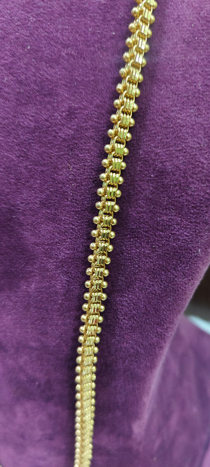 Pure panchaloham unpolished broad and heavy thali chain