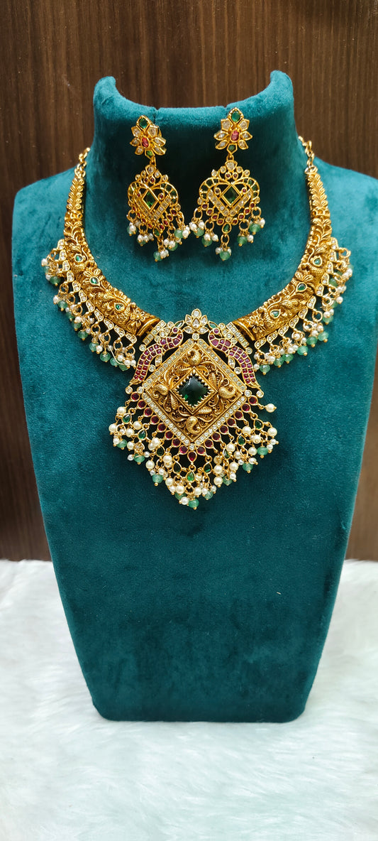High premium nakshi bridel necklace