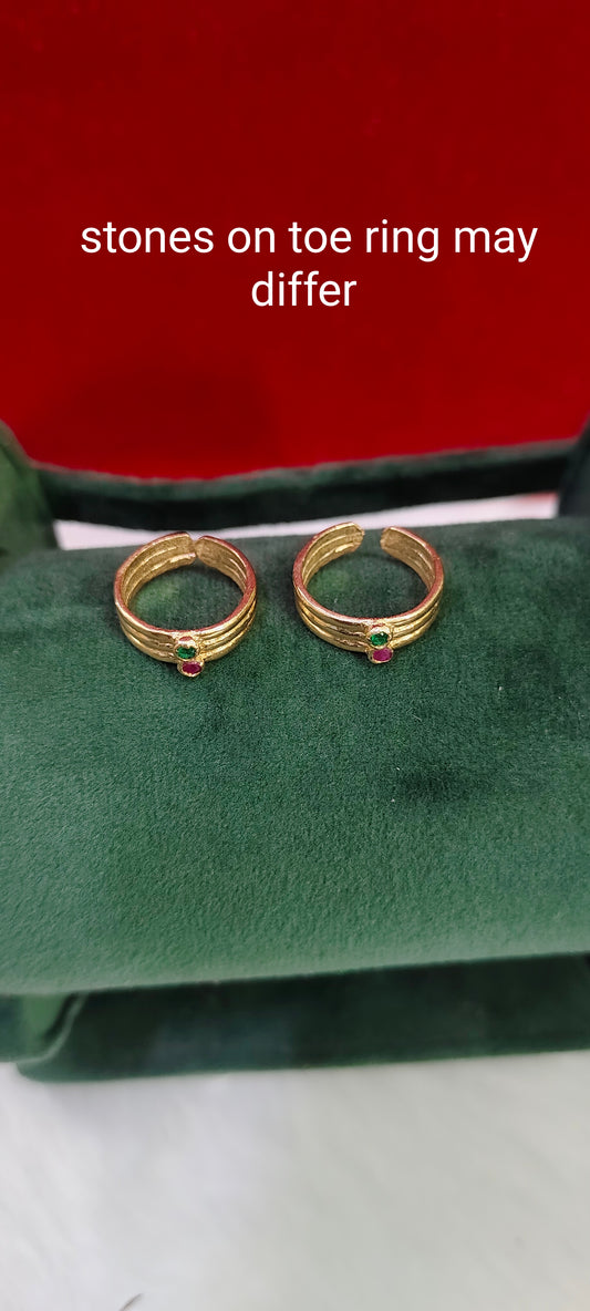 Pure panchaloham toe rings