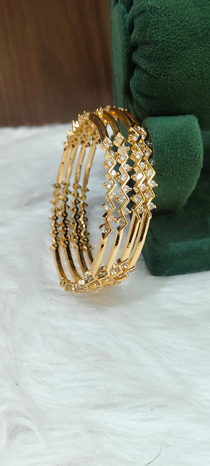 Pure panchaloham gold look 4 bangles