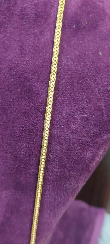 Pure panchaloham unpolished v cut 30" length thali chain