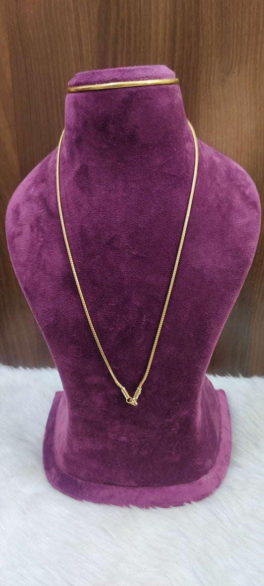 Pure panchaloham unpolished snake model thali chain