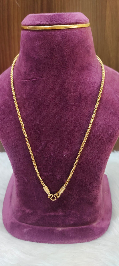 Pure panchaloham unpolished 18" length short chain