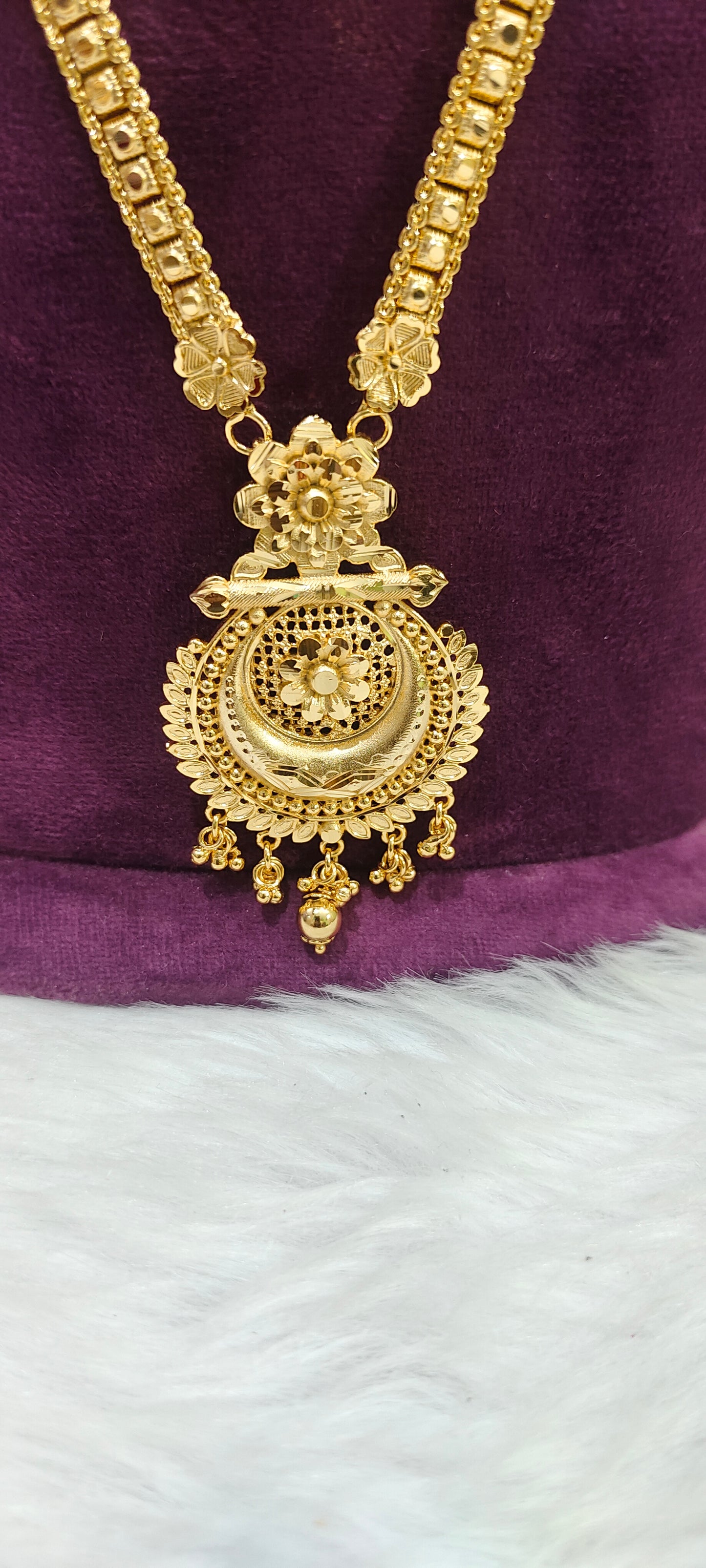 100% real gold look 28"  length long haram
