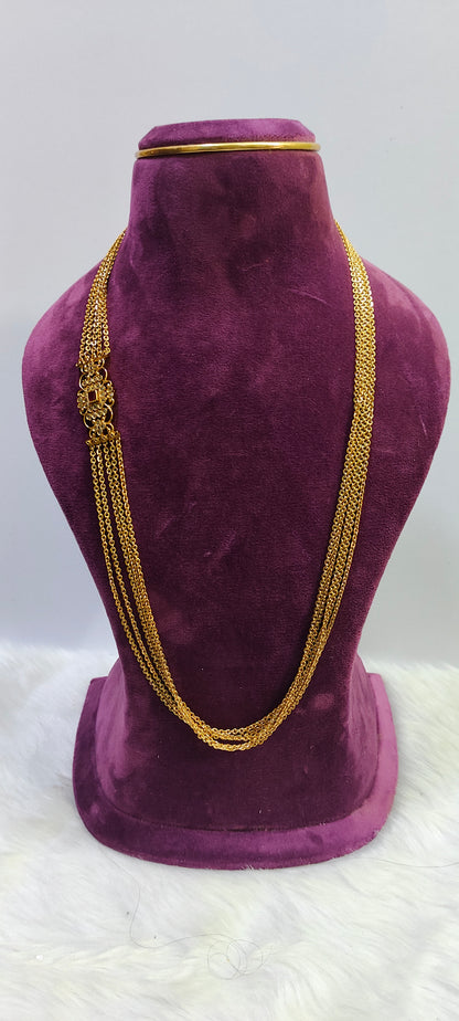 Premium Nakshi 26" length chandra haram