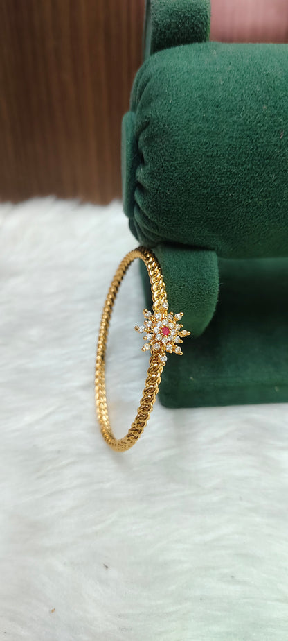 Pure panchaloham gold look kada Bangle