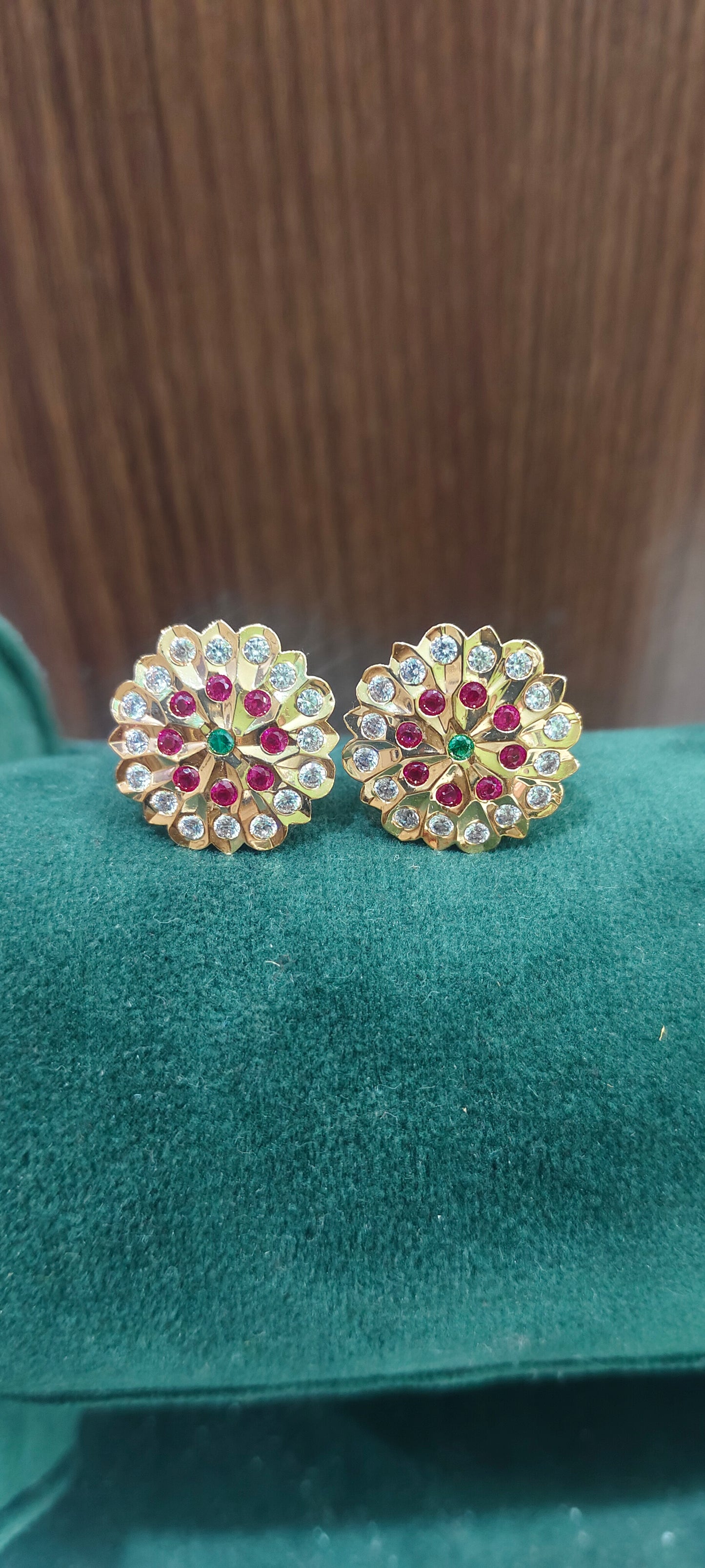 Pure panchaloham big studs ( ravvaladuddulu)