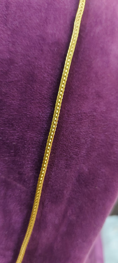 Premium micro gold plated 24" length nanthadu