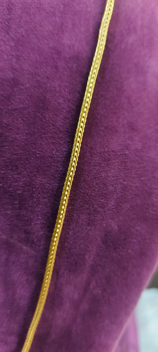 Premium micro gold plated 24" length nanthadu