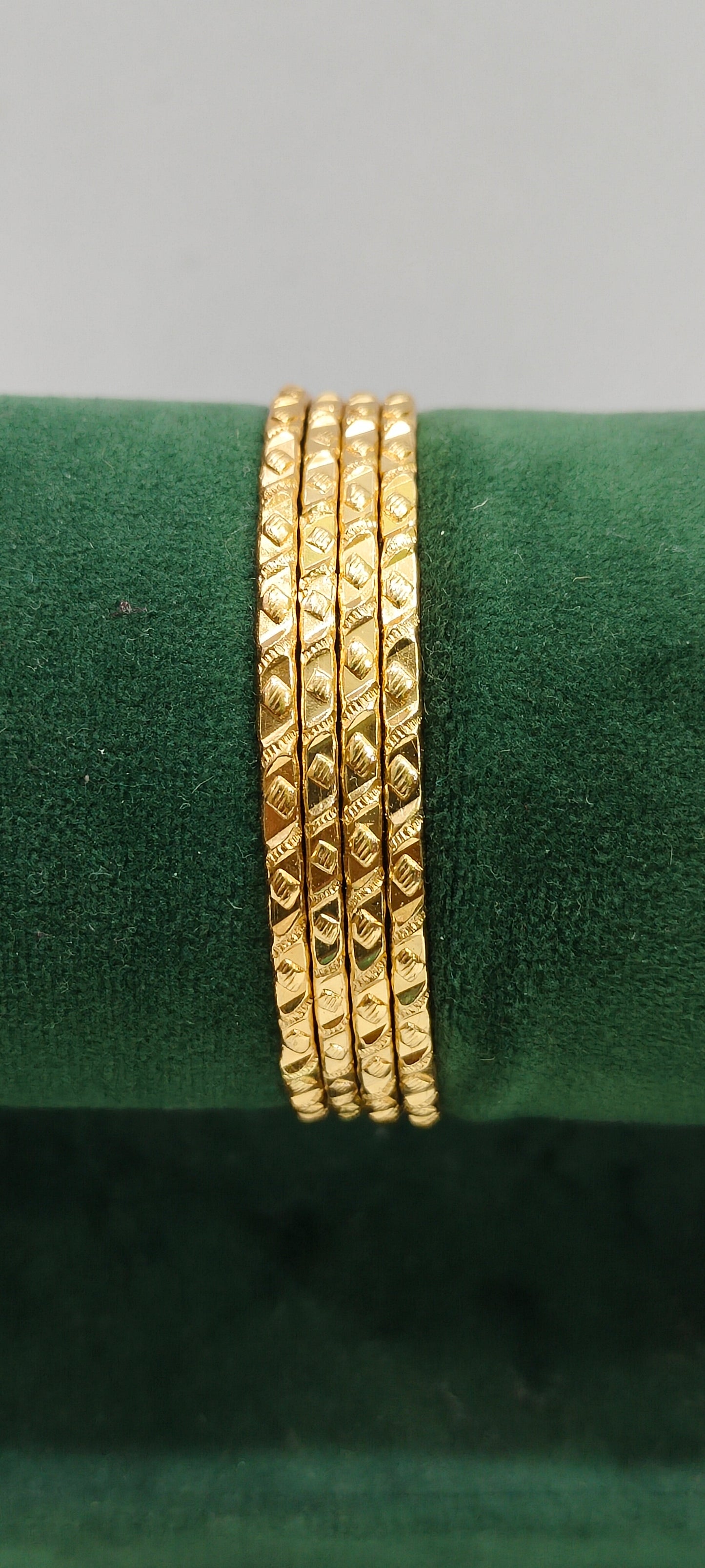 Pure panchaloham unpolished 4 bangles