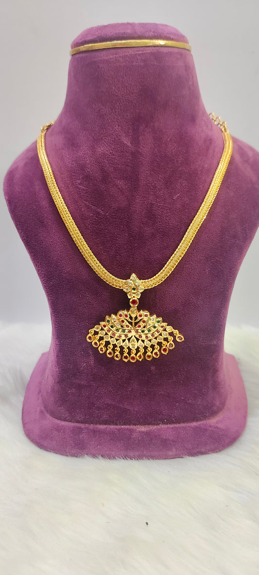 Pure panchaloham double swam nanupatti  necklace