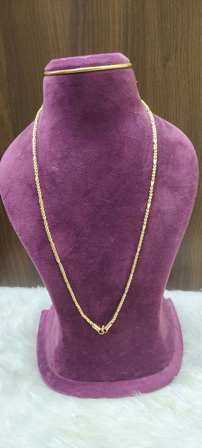 Pure panchaloham unpolished 26" length thali chain