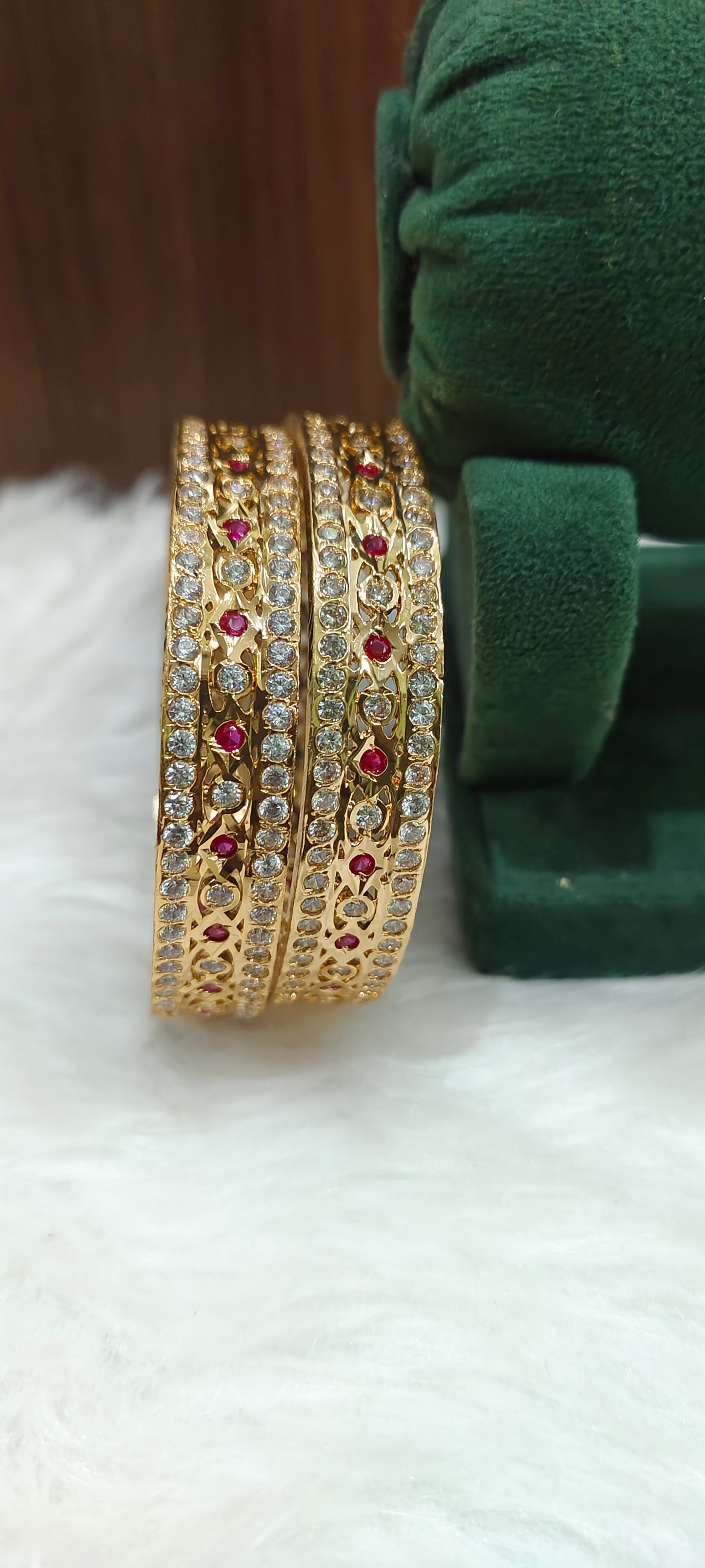 Pure panchaloham broad 2 bangles