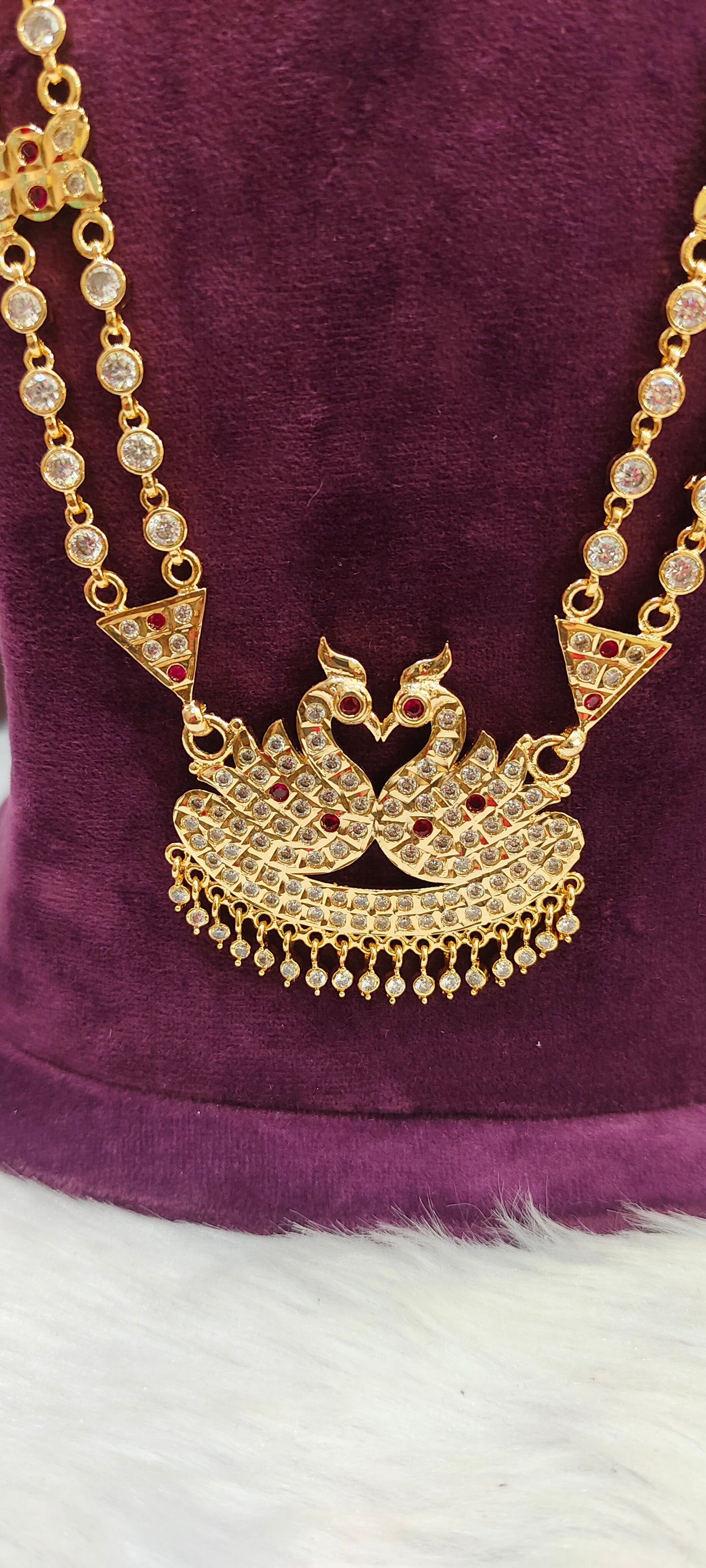 Pure panchaloham vintage look long haram