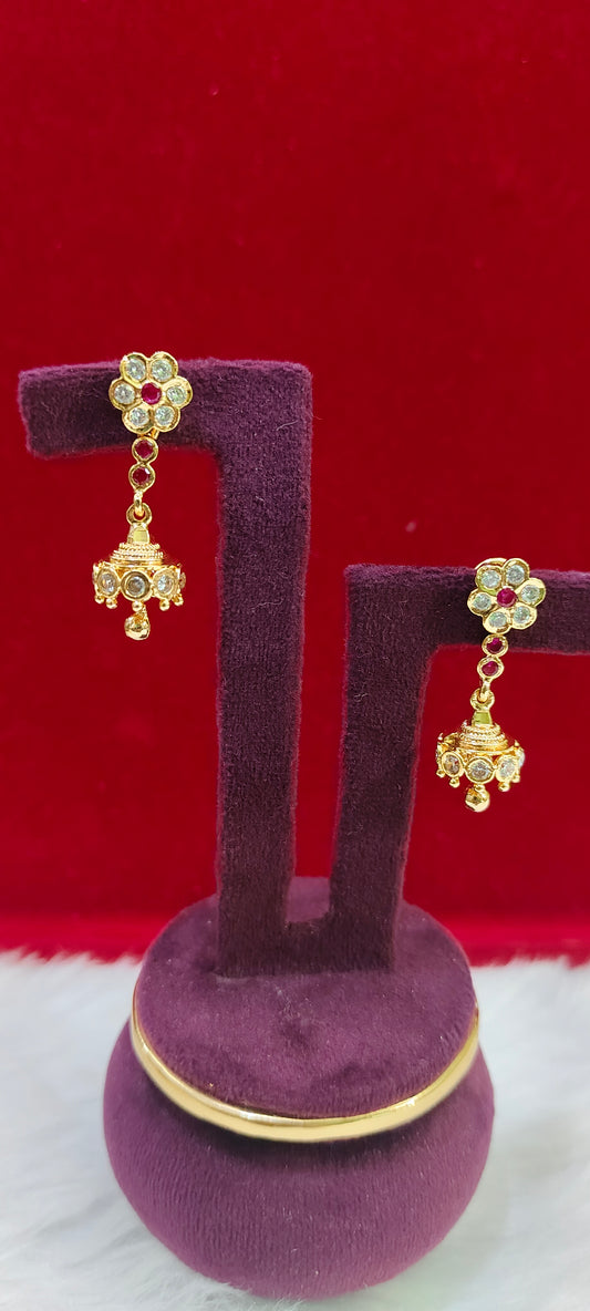 Pure panchaloham mini string earrings