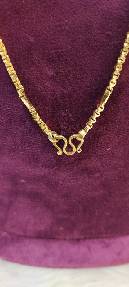 Pure panchaloham unpolished 24 " length 10+1 thali chain