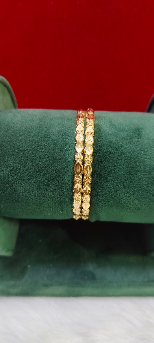Pure panchaloham unpolished 2 bangles