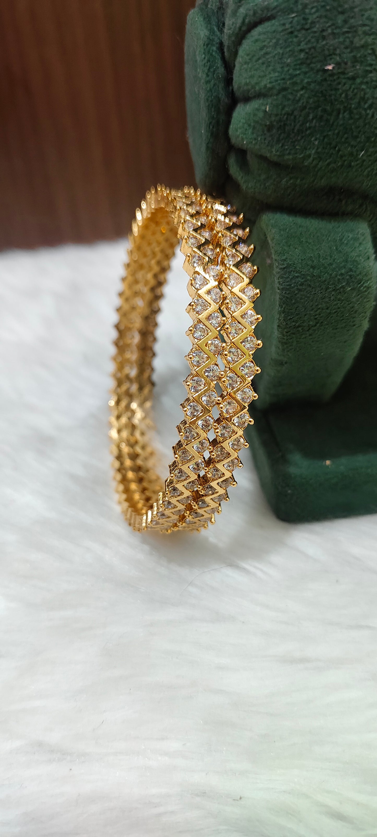 Panchaloham daimond look bangles