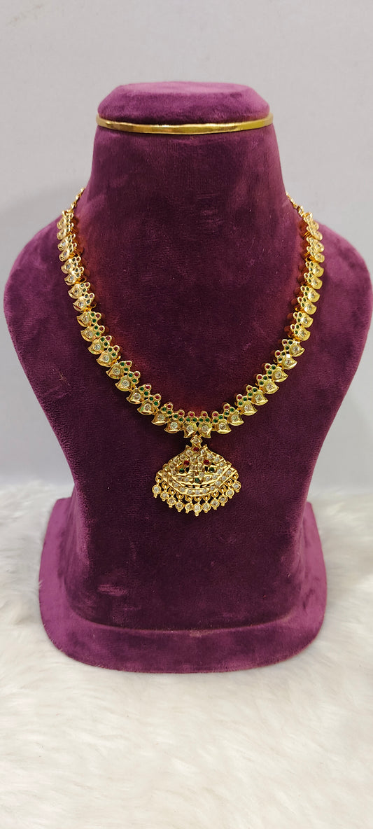 Pure panchaloham necklace set