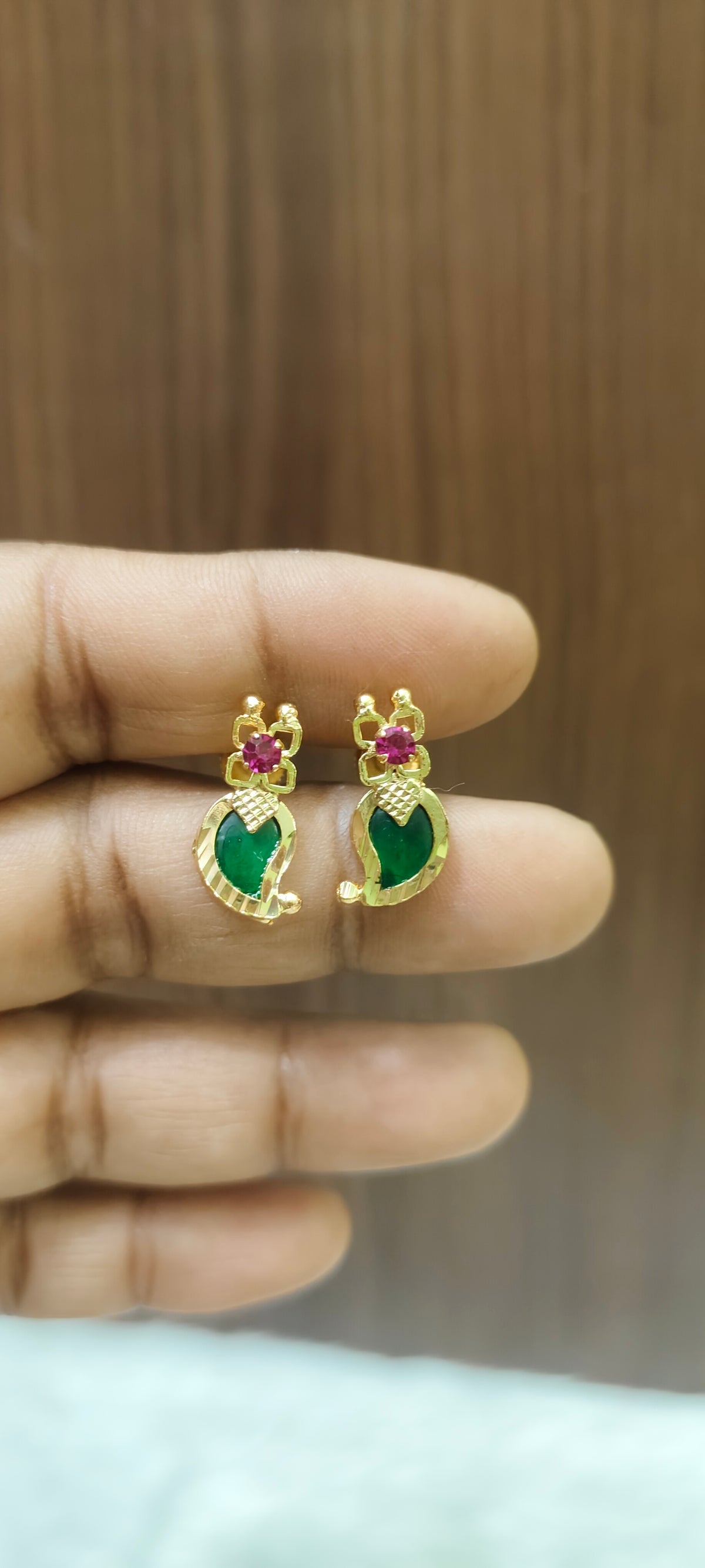 Premium micro gold plated daily wear studs