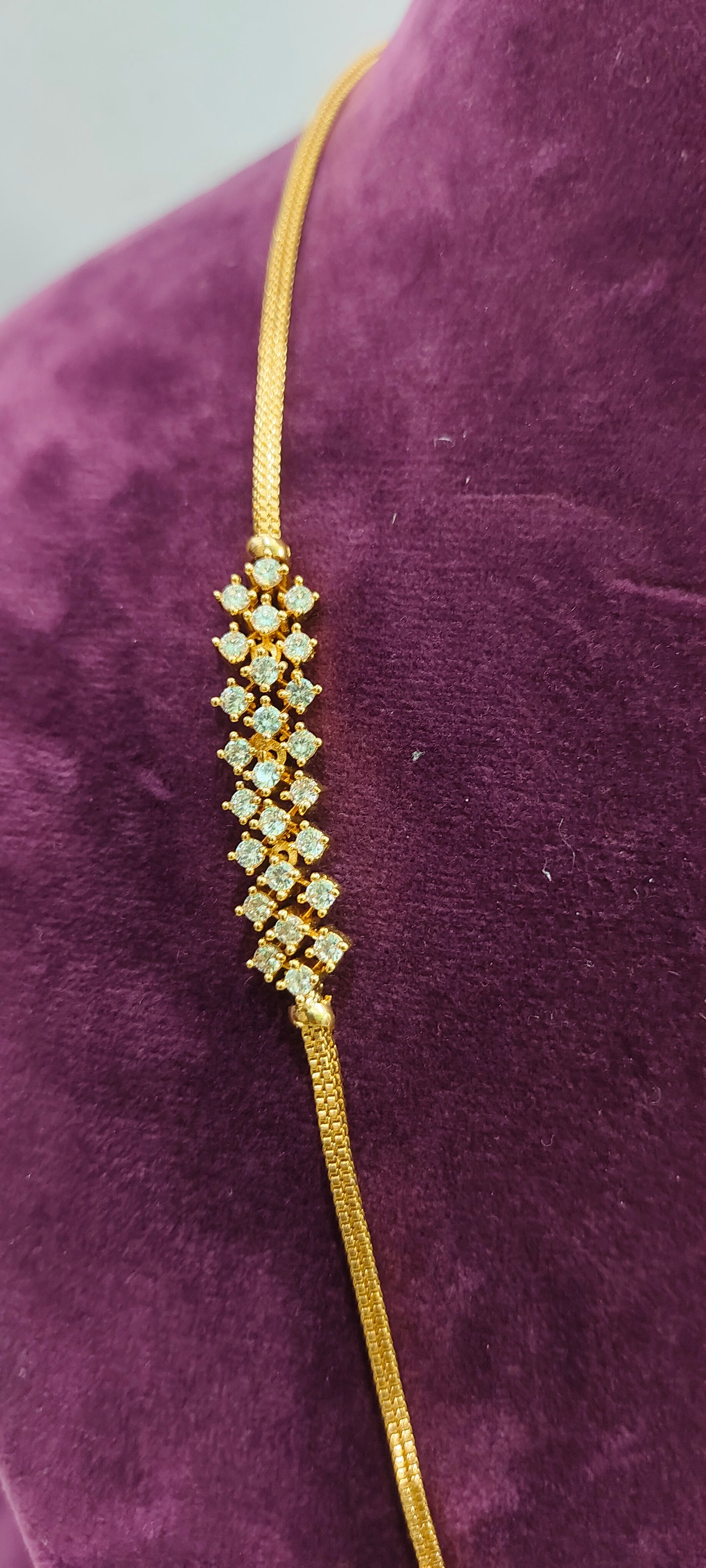 Premium micro gold plated 24" length chain