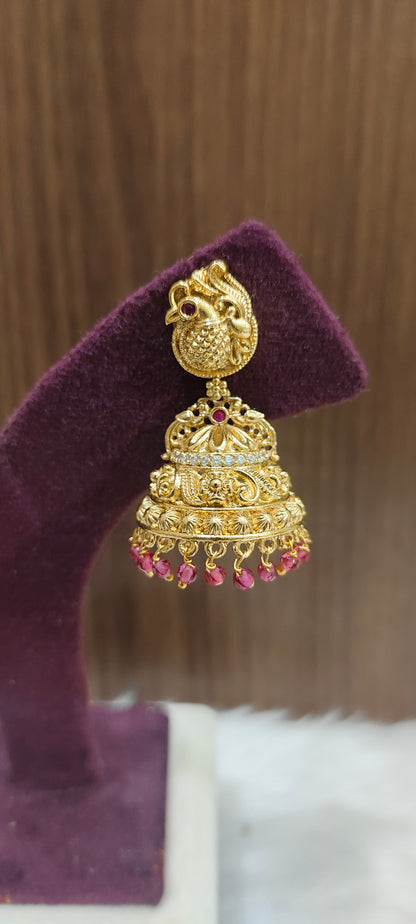 Premium nakshi bridel jumkas