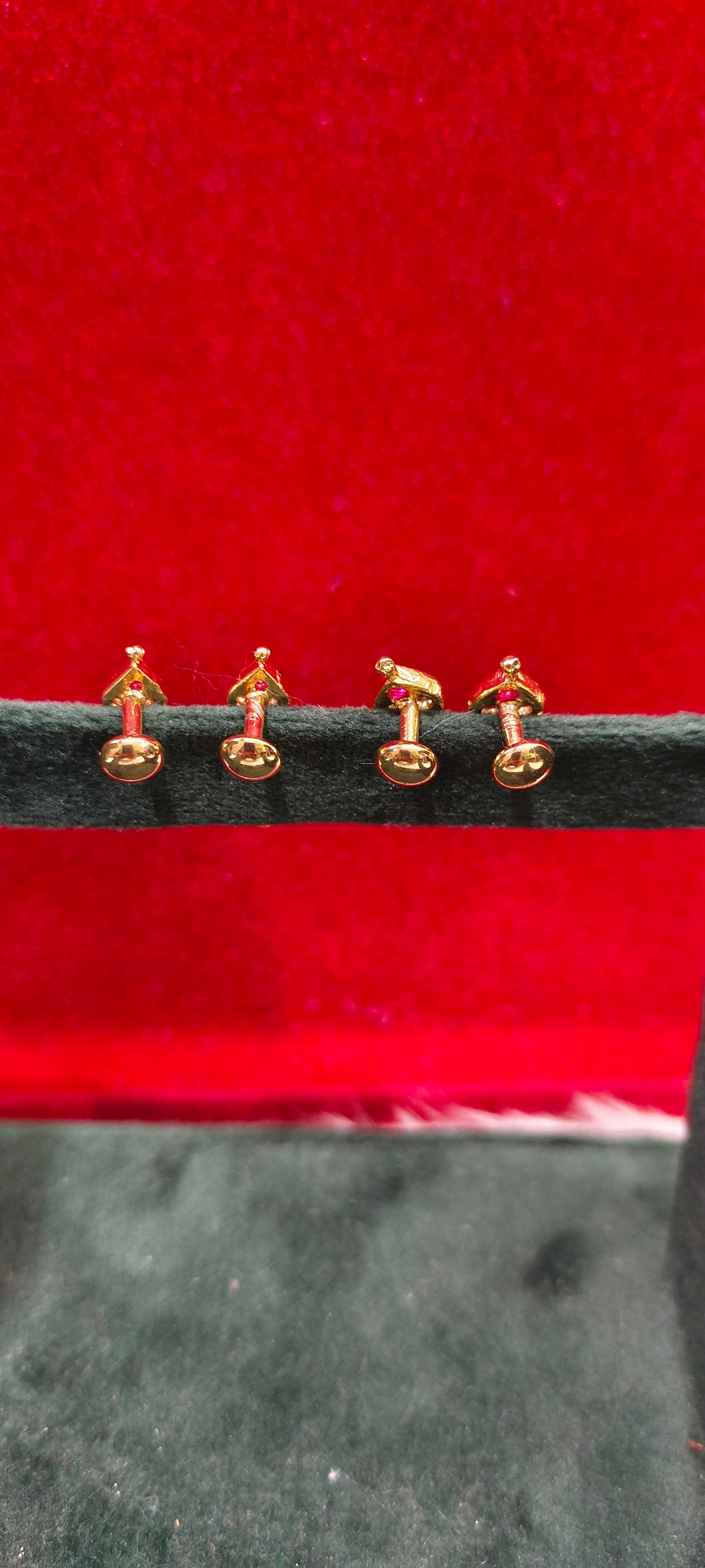 Pure panchaloham mother and daughter combo earrings