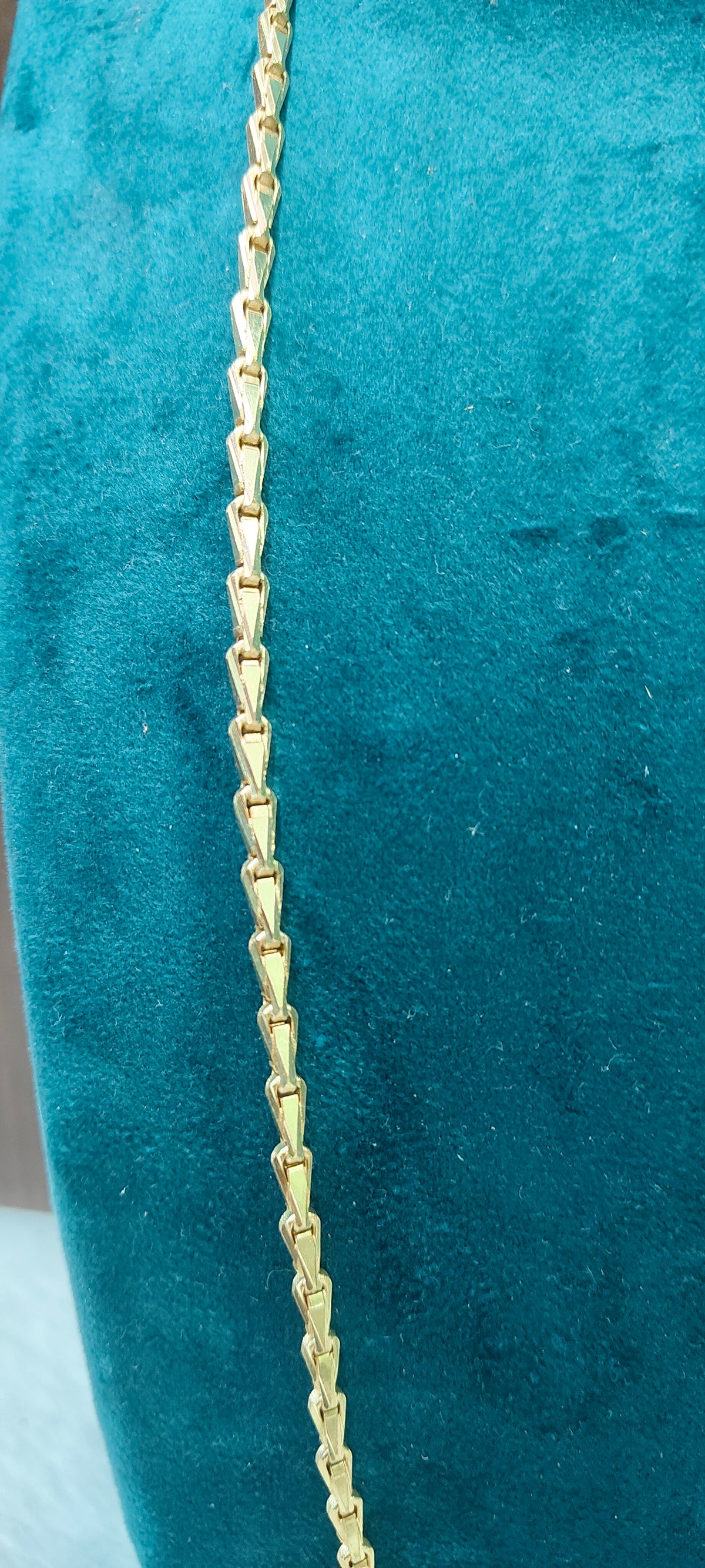 Pure panchaloham unpolished 24" length broad goduma model thali chain