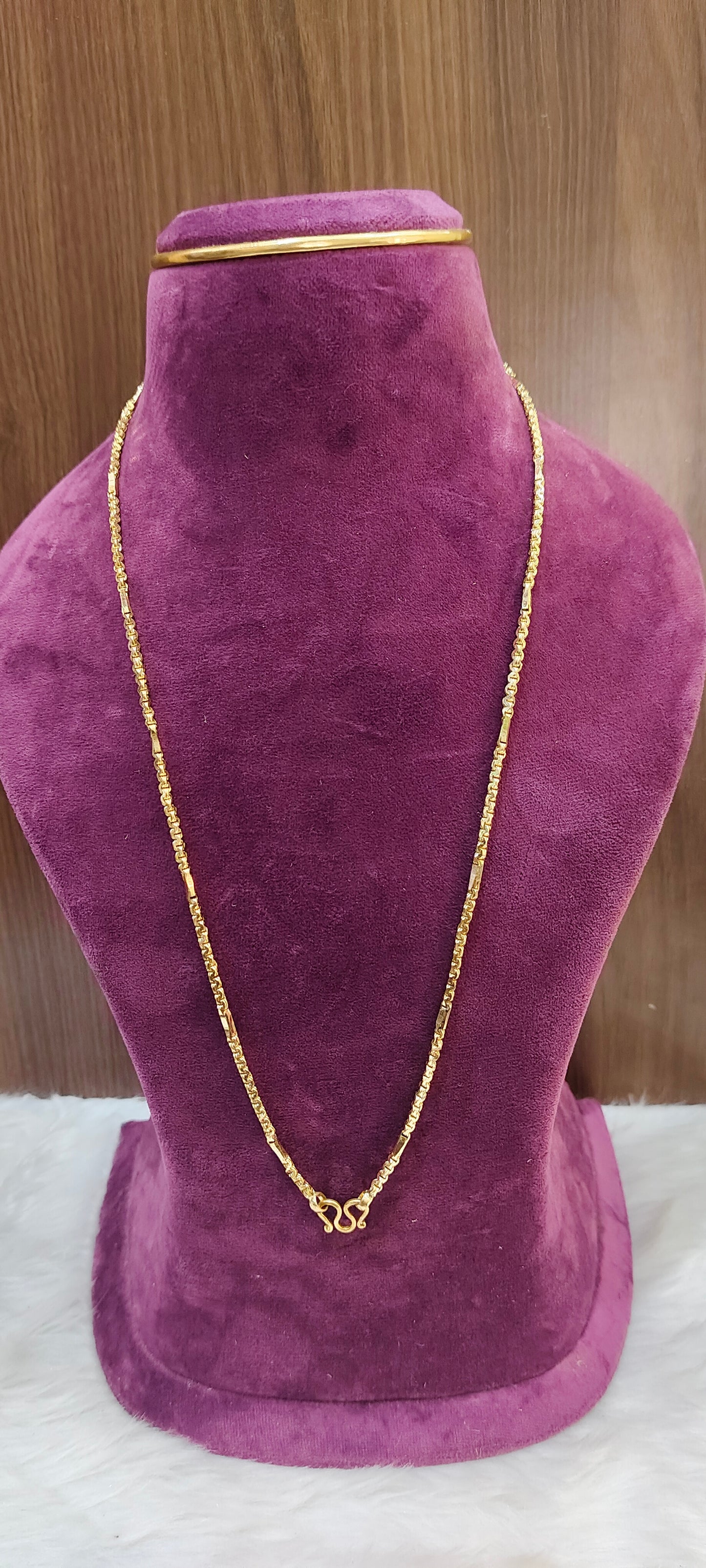 Pure panchaloham unpolished 24 " length 10+1 thali chain