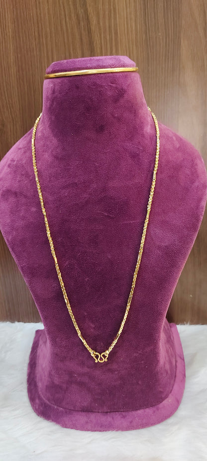 Pure panchaloham unpolished 24 " length 10+1 thali chain