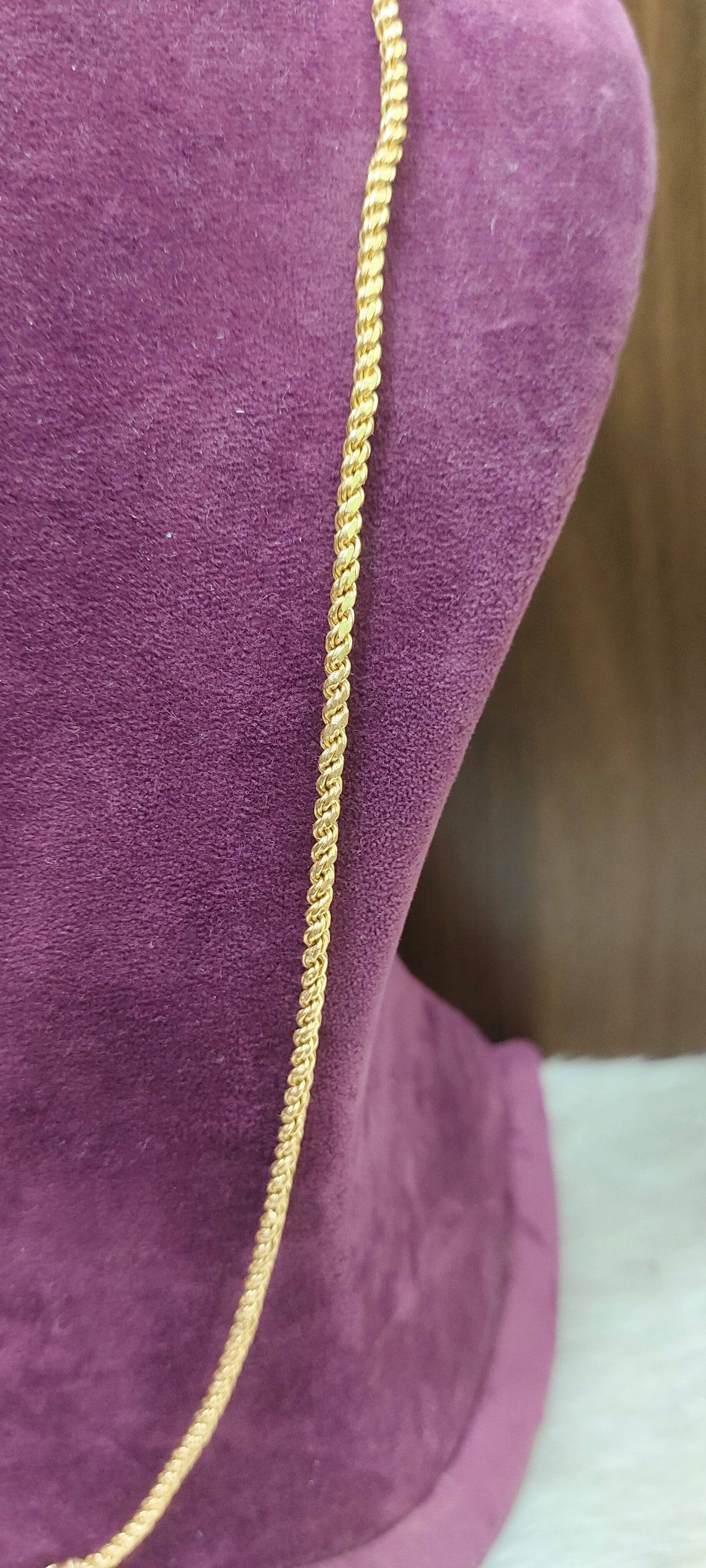 Pure panchaloham unpolished 30" length rope chain