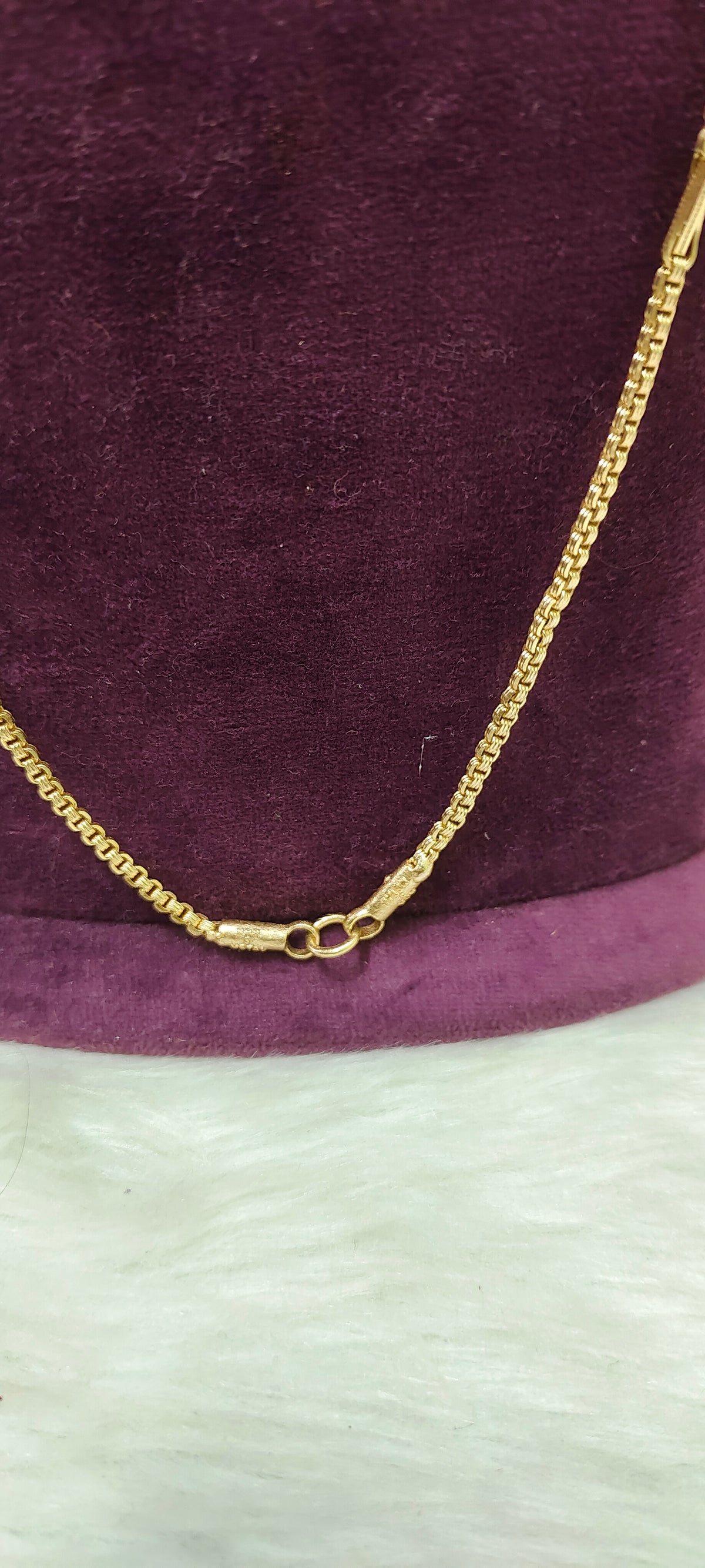 Pure panchaloham unpolished 30" length bharthi model 20+1 thali chain
