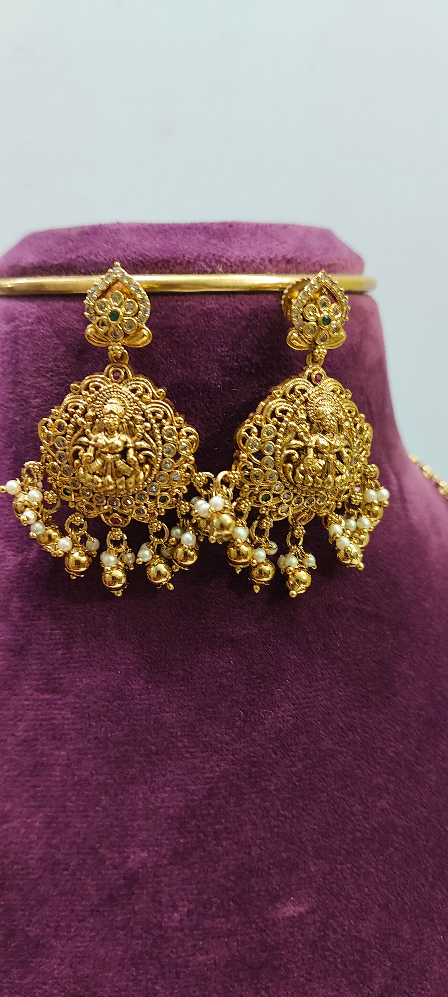 Premium nakshi kasu long haram set