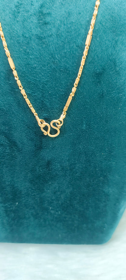 Pure panchaloham unique style 18" length chain