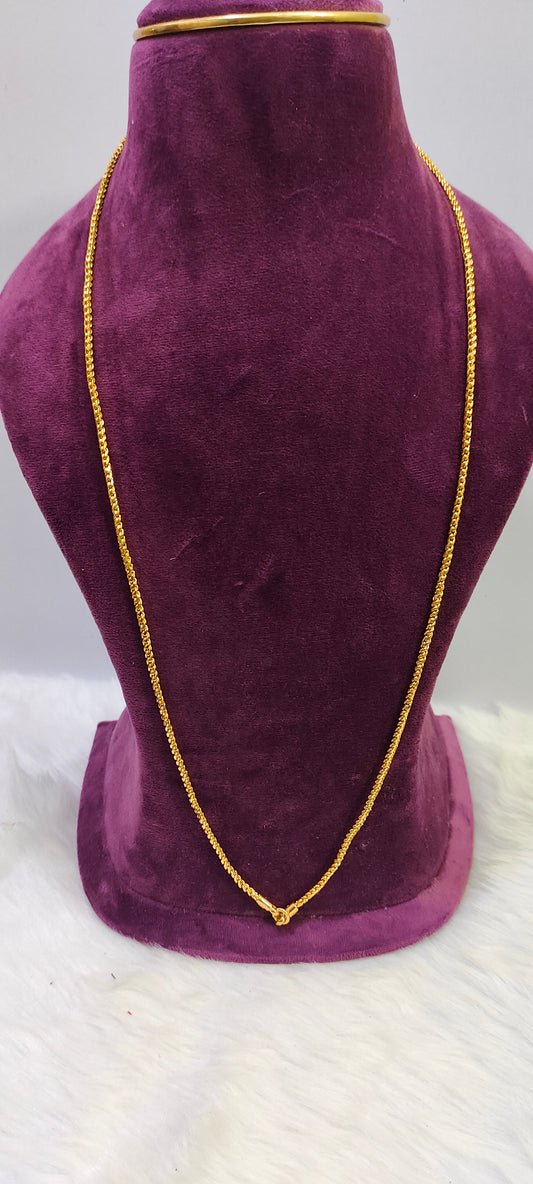 Pure panchaloham polished  rope chain nice model